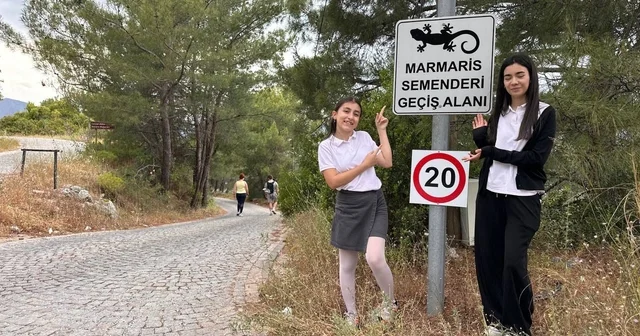 Marmaris Semenderine öğrencilerden yakın koruma Muğla Haberleri