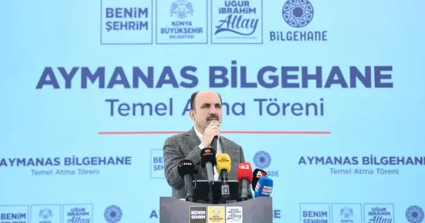 Konya haberleri Konya Büyükşehir Aymanas Bilgehane nin temelini attı 21 Mayıs 2026
