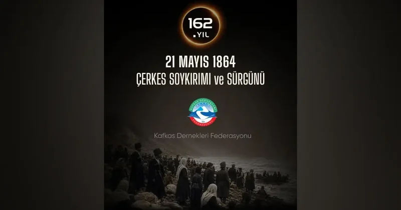 Çerkes Soykırımı ve Sürgünü’nün 162. yılı Kocaeli ve Samsun da anılacak