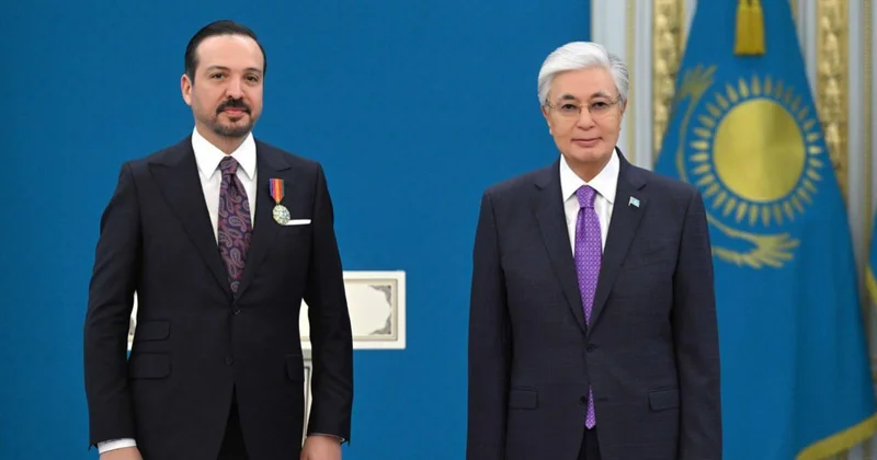 AK Parti Genel Başkan Yardımcısı Zorlu ya Kazakistan dan Dostluk nişanı verildi