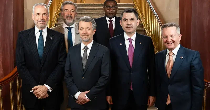 Bakan Kurum, Danimarka Kralı Frederik tarafından kabul edildi