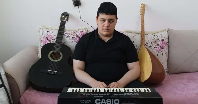 Otizmli Yusuf, müzikle hayata tutundu Kayseri Haberleri