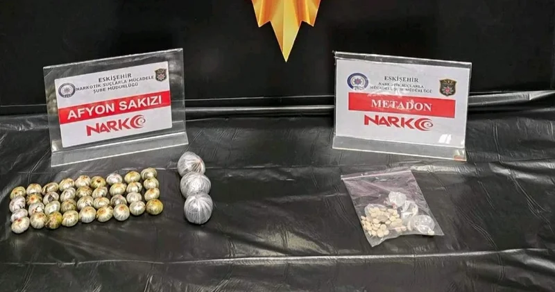 Eskişehir uyuşturucu operasyonu! Midesinde uyuşturucu madde bulunan şüpheli tutuklandı