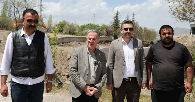 Başkan Özdoğan: 2,5 kilometrelik kanal, bağ mevsimi başlamadan tamamlanacak Kayseri Haberleri