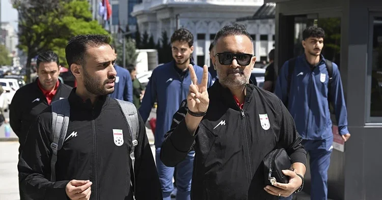 İran Milli Takımı ABD vizesi için Ankara da