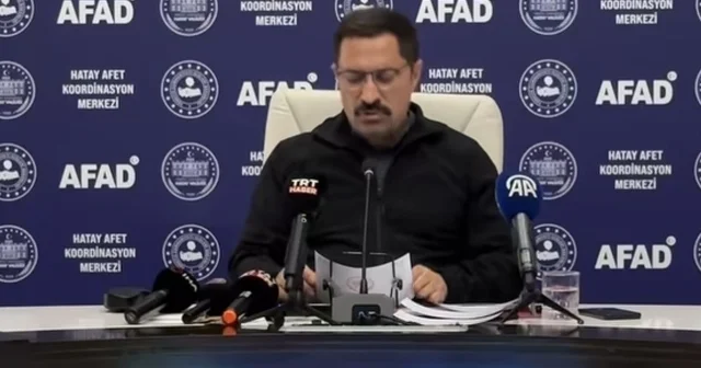 Hatay da sel ve heyelan sonrası Vali Masatlı dan açıklama Hatay Haberleri