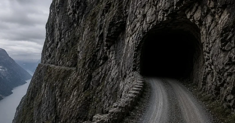 100 kilometrelik dağ yolunu kayaların içini oyarak yaptılar Sözcü Gazetesi