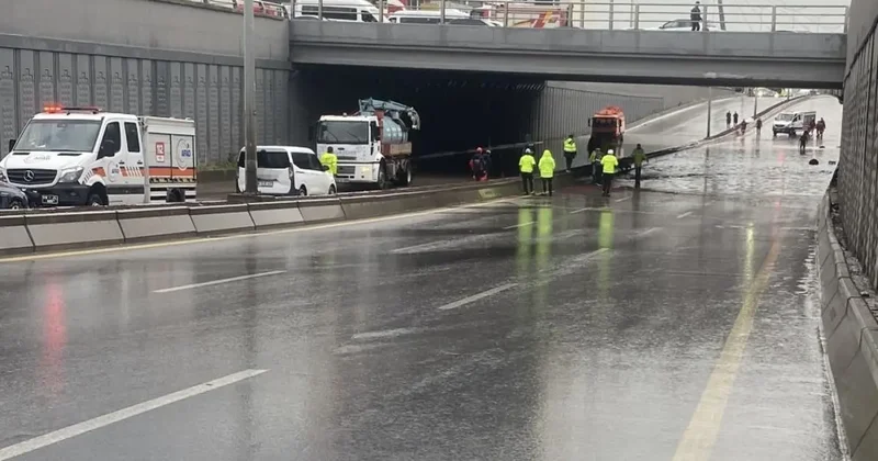 Ankara’da sağanak yağış sebebiyle alt geçitler ve yollar göle döndü