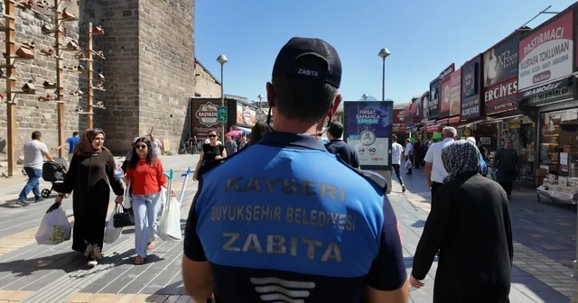 Büyükşehir zabıtasından Kurban Bayramı mesaisi Kayseri Haberleri