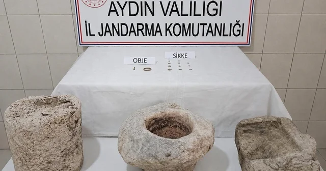 Bozdoğan da tarihi eser operasyonu Aydın Haberleri
