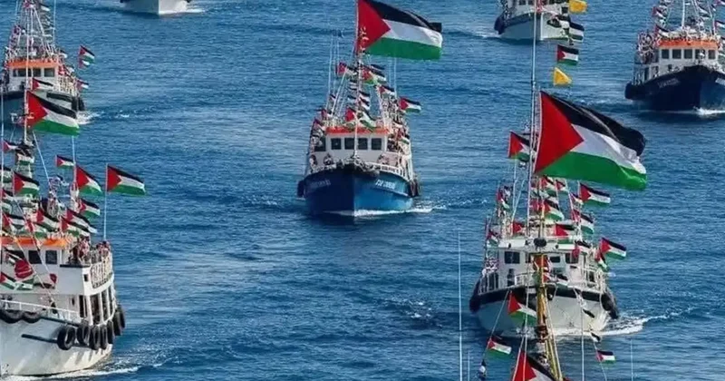 Sumud Filosu aktivistleri İstanbul da! İsrail e insanlığımızı gösterdik