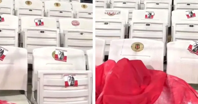 Bu kadarı da fazla artık! Tüpraş Stadyumu’na yapılana tepki yağıyor