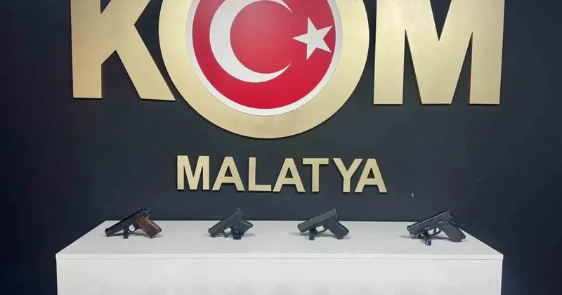 Malatya’da uyuşturucu ve silah operasyonu