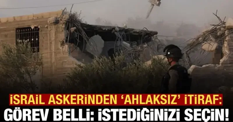 İsrail askeri ahlaksız savaşı anlattı! Görev belli: Gidin ve istediğiniz alın!