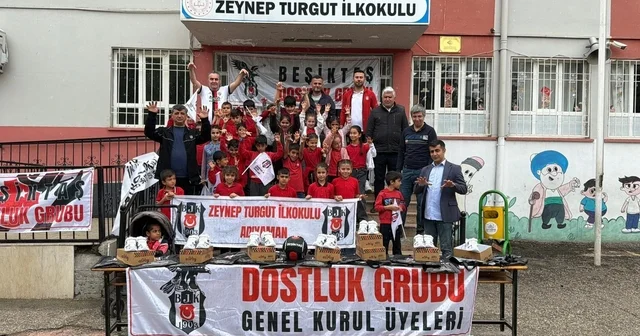 Bu forma benden sana kardeşim kampanyasıyla çocukların yüzü güldü Adıyaman Haberleri