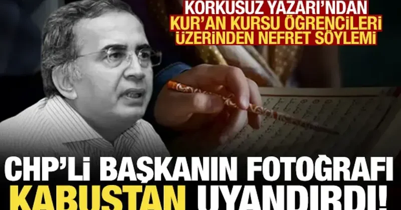 Mutlu dan Kur an kursu öğrencileri üzerinden nefret söylemi: Kabusunda görse inanmazmış!