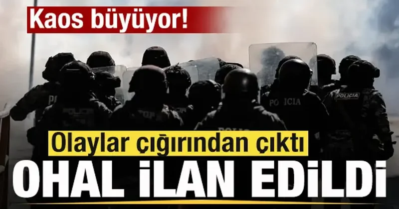 Kaos büyüyor! Olaylar çığırından çıktı! OHAL ilan edildi