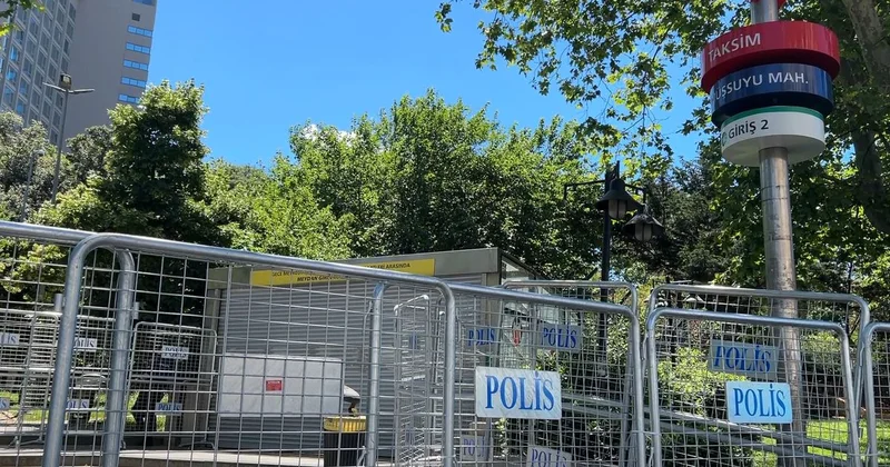 Taksim Metro ve Füniküler Hattı Kapandı