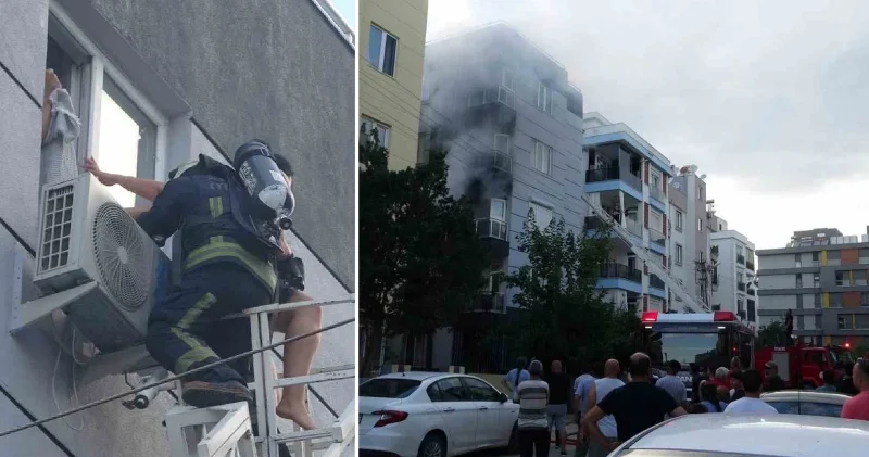 Yeni taşındıkları evde faciadan dönüldü: Mutfakta sıkışan gaz patladı Antalya Haberleri