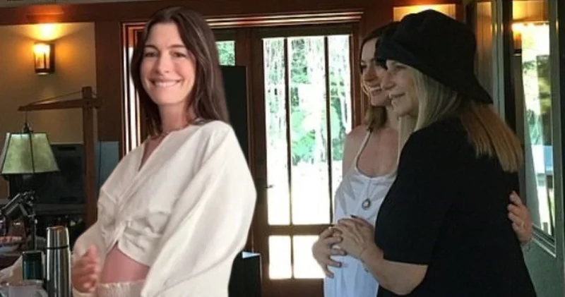 Barbra Streisand dan Anne Hathaway e hamilelik kutlaması
