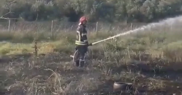 Osmaniye de tankerin lastiklerinden çıkan yangın zeytin bahçesine sıçradı Osmaniye Haberleri Habertürk Yerel Haberler