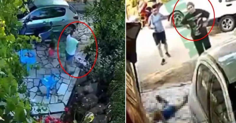 Kapı gıcırtısı cinayetinde yeni görüntü! Cesedin önünde tepki göstermeye devam etmiş