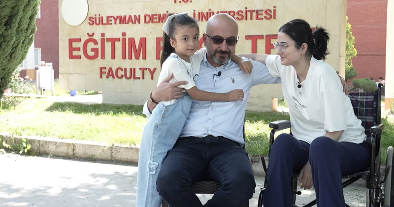 Babasının umudu kızını hayata bağladı Haberler