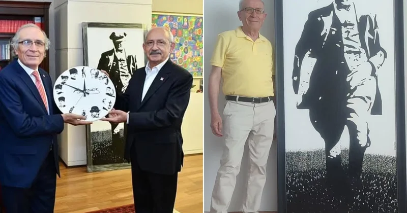Ressam Hamza Saykan CHP ye verdiği Atatürk tablolarını geri aldı