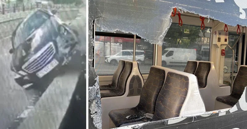Alkollü Sürücü Tramvaya Çarptı: 4 Yaralı