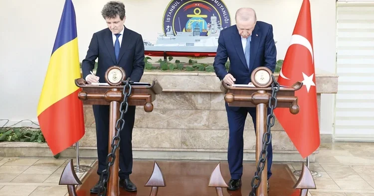 Erdoğan Romanya’ya gemi teslim töreninde konuştu: Sahada olmayan mönüde olur