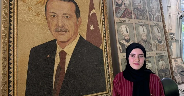 Suriyeli sanatçılar, 100 bin mozaikle Cumhurbaşkanı Erdoğan ın portresini yaptı Hatay Haberleri Habertürk Yerel Haberler