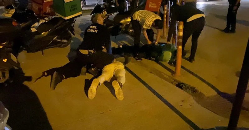 İnegöl de Motokurye Kavgası: 5 Yaralı, 10 Gözaltı