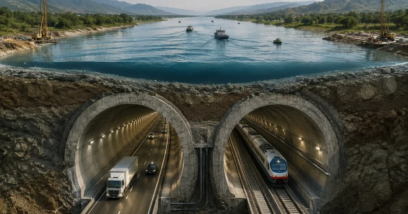 Dev nehrin altını oyup tünel inşa edecekler: 6 saatlik yol 20 dakikaya düşecek Sözcü Gazetesi