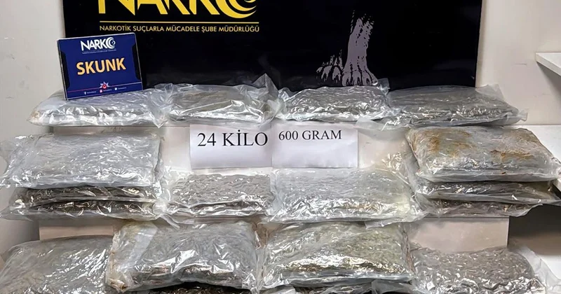 Tırda 24 kilo skunk ele geçirildi: Sürücüden İçmek için almıştım savunması