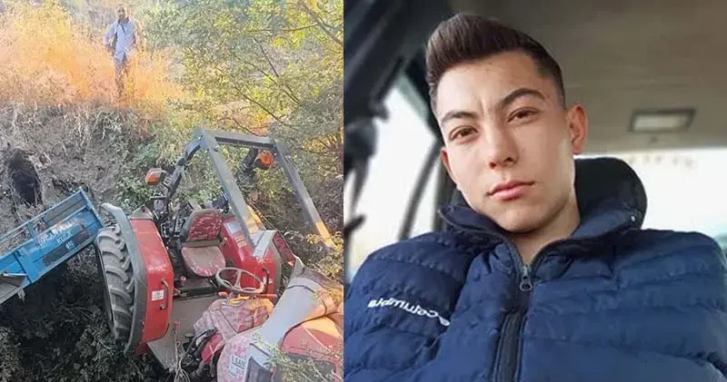 Uçuruma yuvarlanan traktörü durdurmak isterken yaralanan Arda, 8 gün sonra öldü