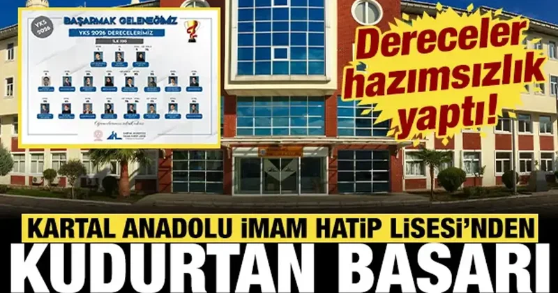 Kudurtan başarı: Kartal AİHL YKS ye damga vurunca çılgına döndüler!