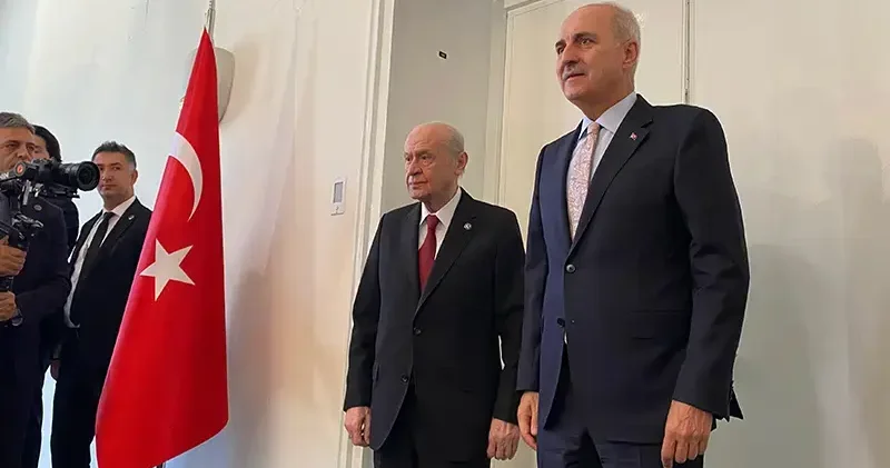 TBMM Başkanı Kurtulmuş, Bahçeli yi ziyaret etti