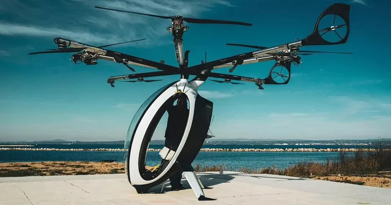 Uçan scooter AirScooter geliyor: Pilot lisansı olmadan kullanılabiliyor!