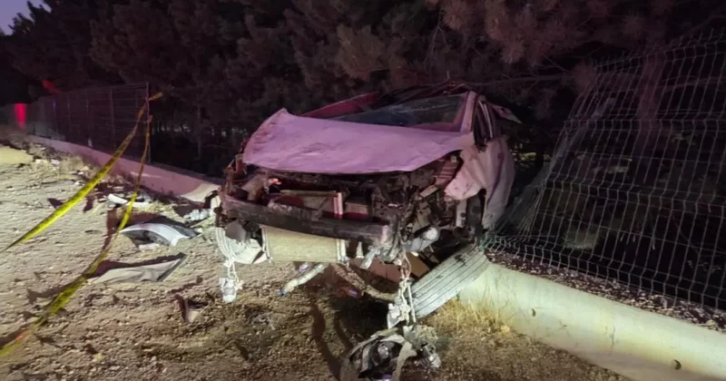Kontrolünü kaybeden otomobil yoldan çıktı: 1 ölü, 1 yaralı