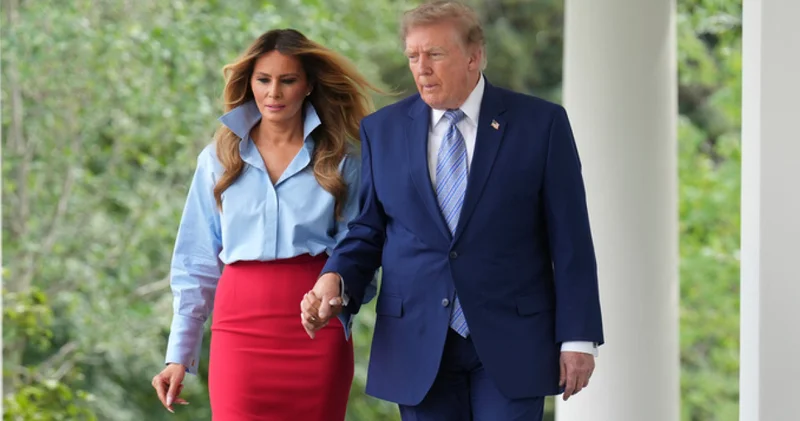Melania Trump: Duydum ki beni özlemişsiniz, işte buradayım!