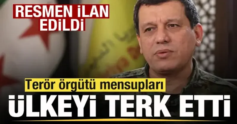 Suriye de son dakika! Resmen ilan edildi! Terör örgütü mensupları ülkeyi terk etti