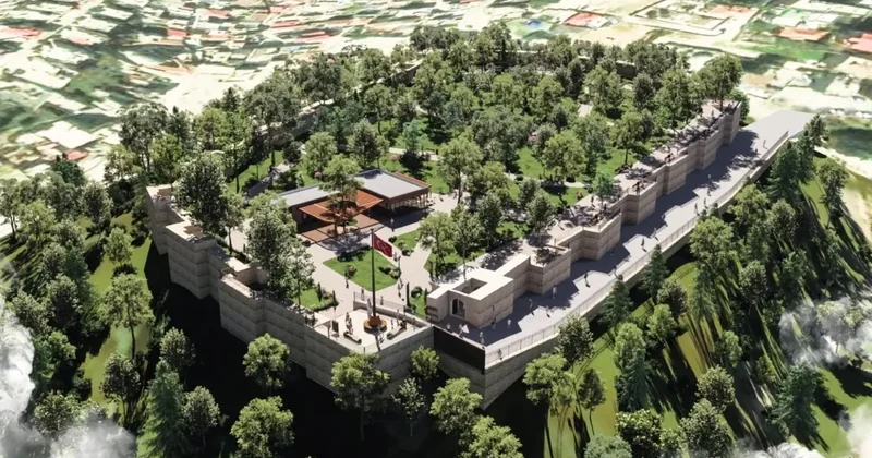 Tarihi Kahramanmaraş Kalesi restorasyonunda sona yaklaşılıyor