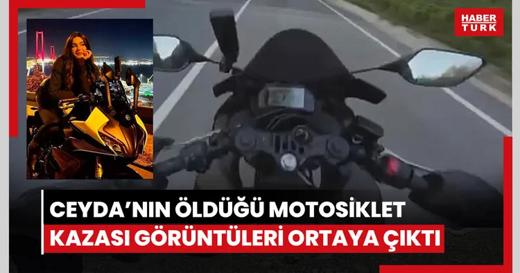Motosiklet kazası kamerada