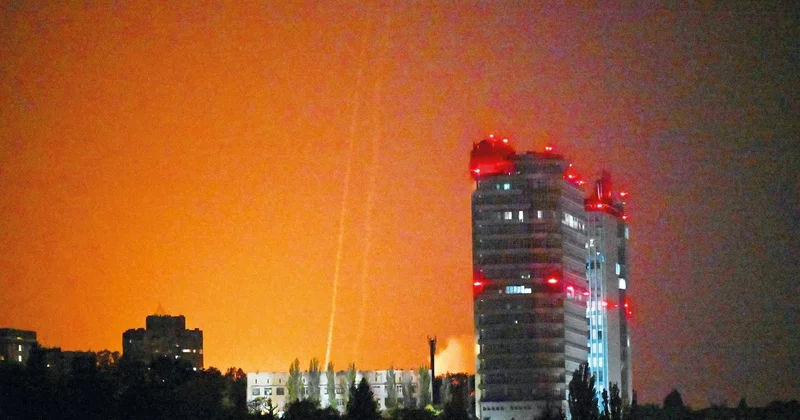 Kiev’e 9 saat boyunca füze yağdı