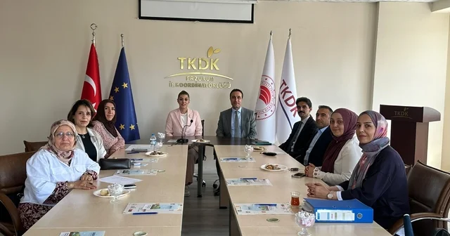 TOBB Erzurum Kadın Girişimciler Kurulu ağustos ayı toplantısını TKDK da yaptı Erzurum Haberleri Habertürk Yerel Haberler