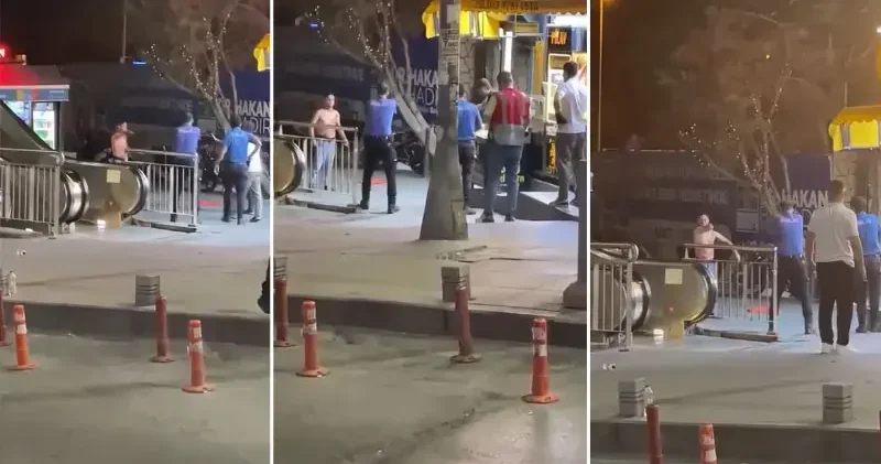 Bahçelievler’de cam parçasıyla kendisine zarar verdi; polis havaya ateş açtı