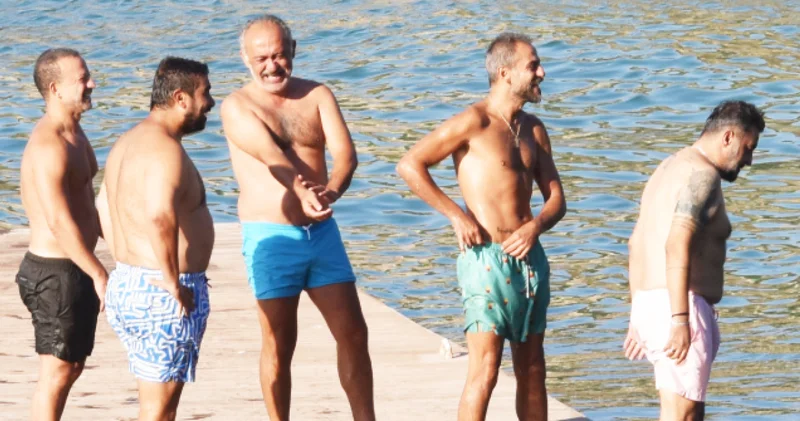 Ünlü oyuncuların Bodrum keyfi