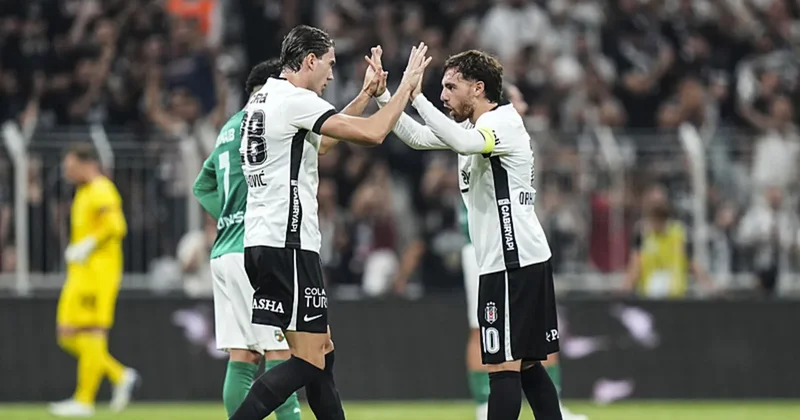 Beşiktaş ta Orkun Kökçü den bu sezon 3. gol sevinci!