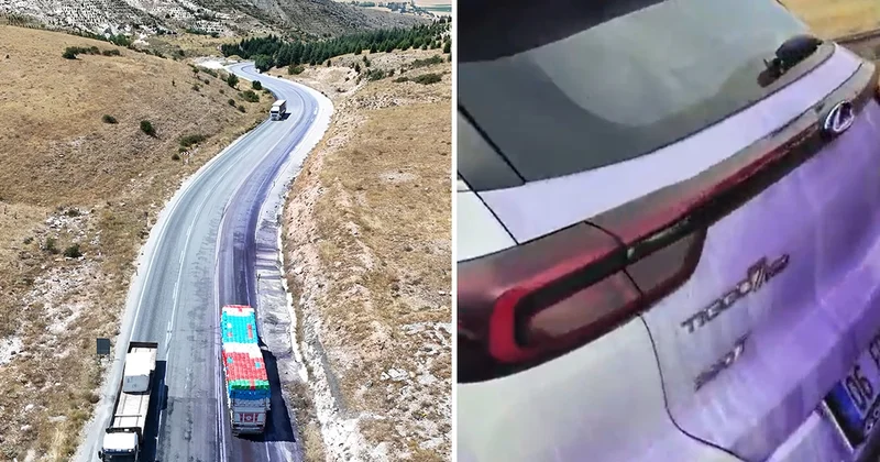 Yoldan geçen tüm araçlar mora boyanmıştı: 2 firmaya rekor ceza Sözcü Gazetesi
