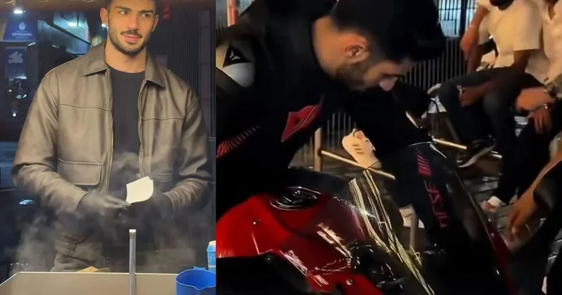 Mısır tezgahından milyonluk motosiklete: Yakışıklı mısırcı yeni aracıyla dikkat çekti Sözcü Gazetesi
